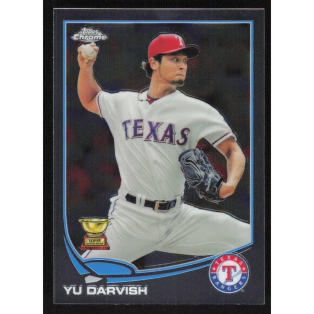 2013 Topps Chrome Rookie Cup Baseball Card Yu Darvish #199 - Picture 1 of 2